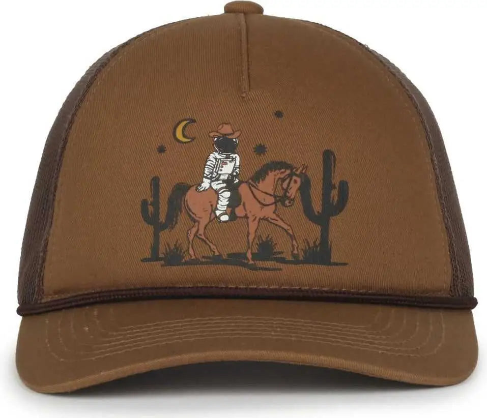 OC Sports ALIEN03 Pro Crown Dad Cap - Clay Brown - Tan Brown / 6 7/8’’ - 7 1/2’’