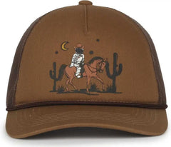 OC Sports ALIEN03 Pro Crown Dad Cap - Clay Brown - Tan Brown / 6 7/8’’ - 7 1/2’’