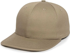 OC Sports AM-101 USA Made Solid Back Cap - Khaki - Khaki / 6 7/8’’ - 7 1/2’’