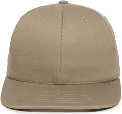 OC Sports AM-101 USA Made Solid Back Cap - Khaki - Khaki / 6 7/8’’ - 7 1/2’’