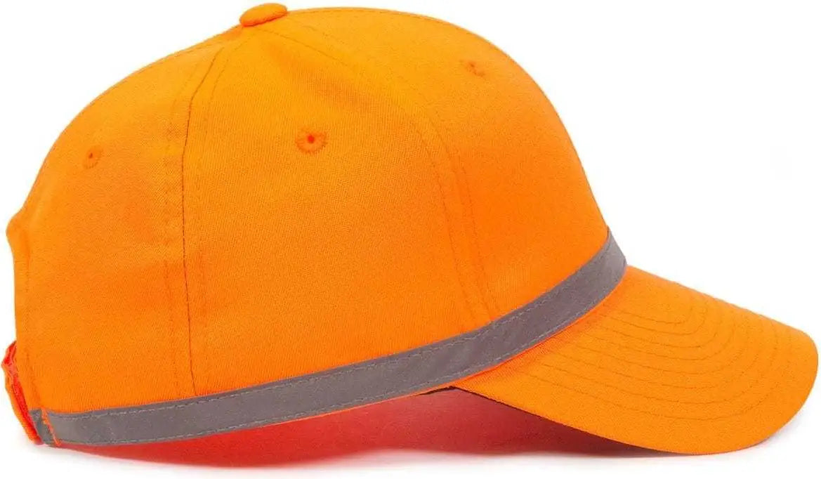 OC Sports ANSI-100 Adjustable Cap that is Easily Visible - Blaze - Blaze / 6 7/8’’ - 7 1/2’’