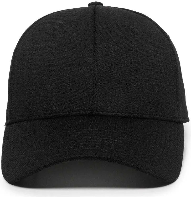 OC Sports BC-615 Adjustable Cap - Black - Black / 6 7/8’’ - 7 1/2’’