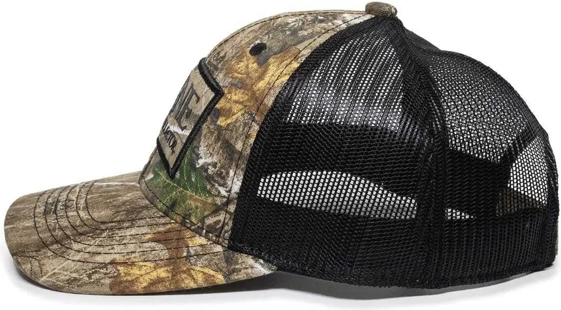 OC Sports BC06A Bone Collector Cap - Realtree Edge Black - Realtree Edge Black / 6 7/8’’ - 7 1/2’’