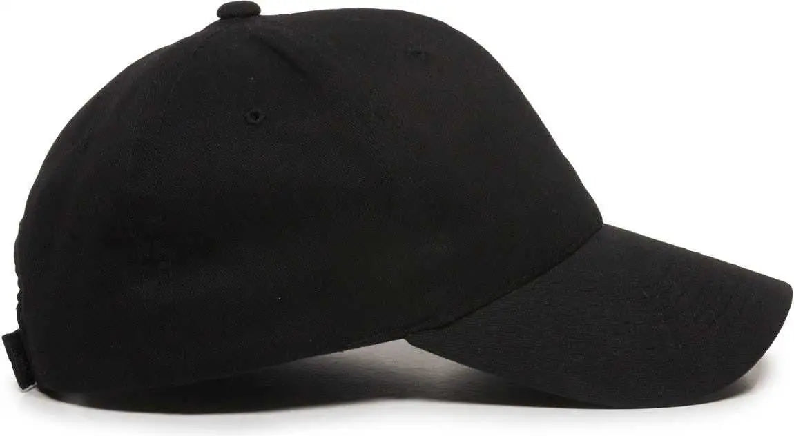 OC Sports BCT-600 Pro Style Cotton Twill - Black - Black / 6 7/8’’ - 7 1/2’’