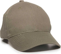 OC Sports BCT-600 Pro Style Cotton Twill - Loden Green - Dark Gray / 6 7/8’’ - 7 1/2’’