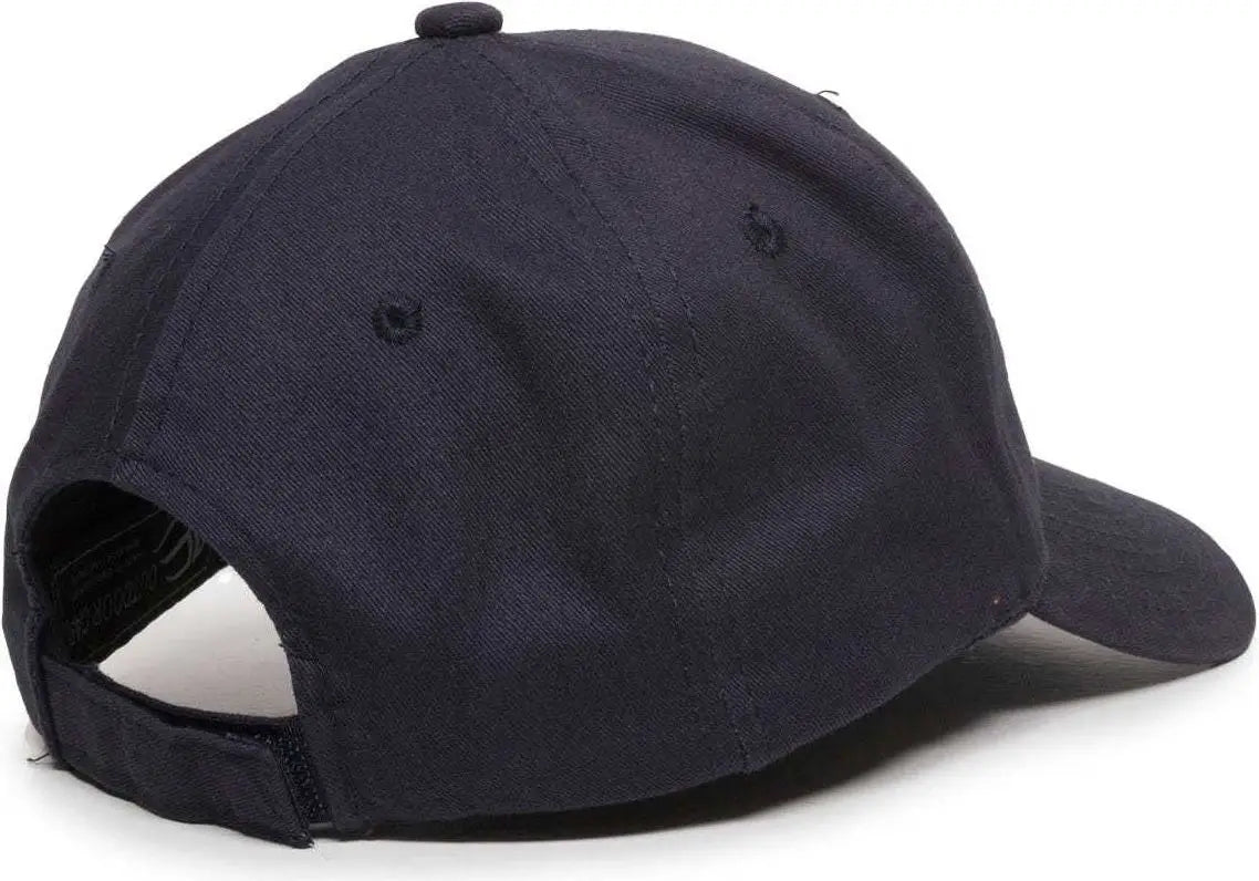 OC Sports BCT-600 Pro Style Cotton Twill - Navy - Navy / 6 7/8’’ - 7 1/2’’