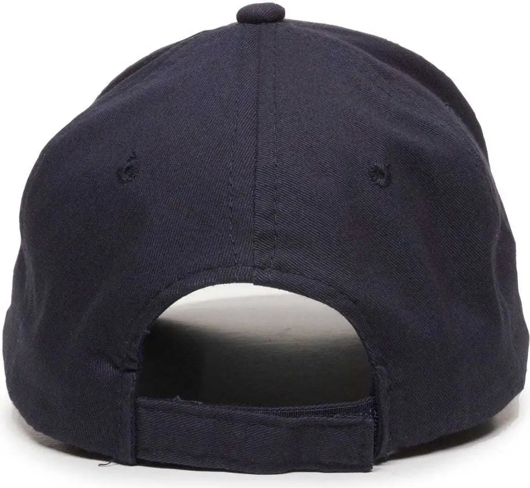 OC Sports BCT-600 Pro Style Cotton Twill - Navy - Navy / 6 7/8’’ - 7 1/2’’