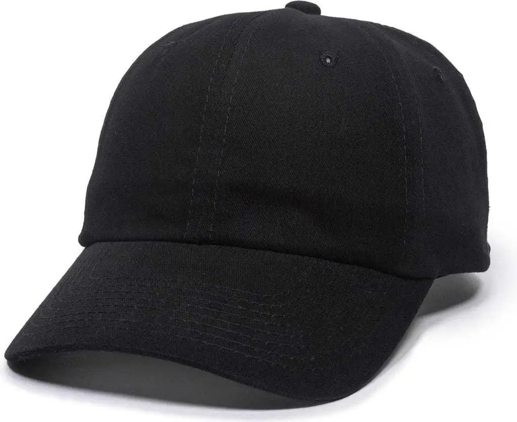 OC Sports BCT-662 Adjustable Cap - Black - Black / 6 7/8’’ - 7 1/2’’