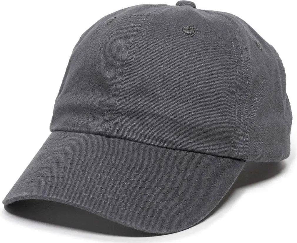 OC Sports BCT-662 Adjustable Cap - Charcoal - Dark Gray / 6 7/8’’ - 7 1/2’’
