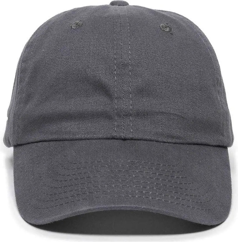 OC Sports BCT-662 Adjustable Cap - Charcoal - Dark Gray / 6 7/8’’ - 7 1/2’’