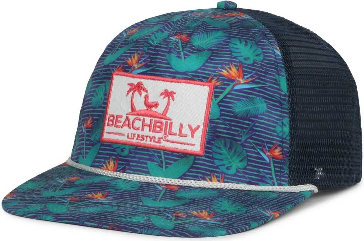 OC Sports BEACHBILLY2 Beachbilly Caps - Multi Navy - Navy / OSFM