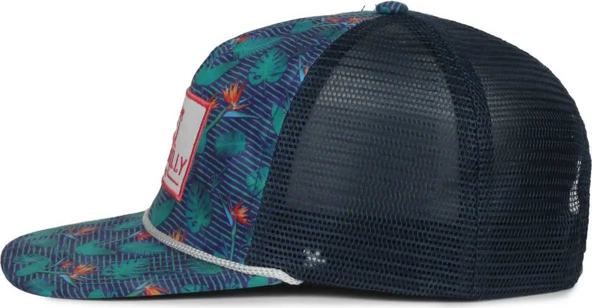 OC Sports BEACHBILLY2 Beachbilly Caps - Multi Navy - Navy / OSFM