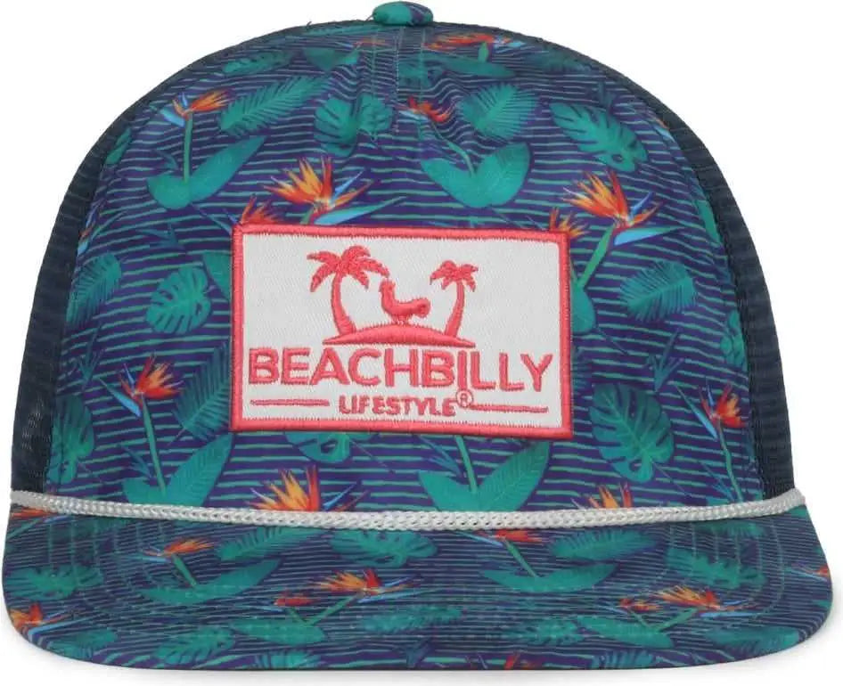 OC Sports BEACHBILLY2 Beachbilly Caps - Multi Navy - Navy / OSFM