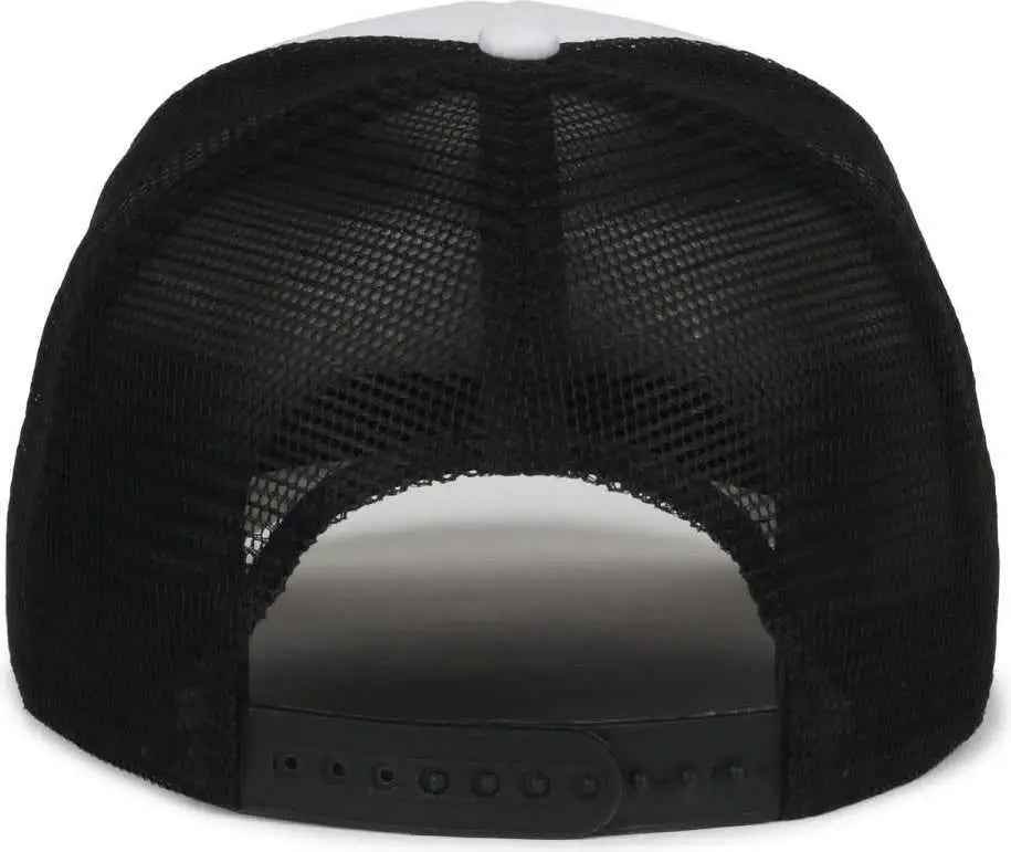 OC Sports BEACHBILLY3 Beachbilly Caps - White Black - Black / OSFM
