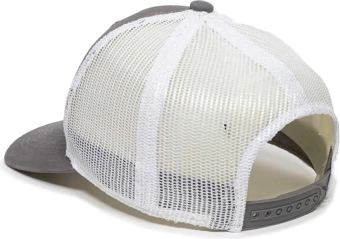 OC Sports BEER-024 Pabst Caps - Dark Gray White - Dark Gray White / 6 7/8’’ - 7 1/2’’