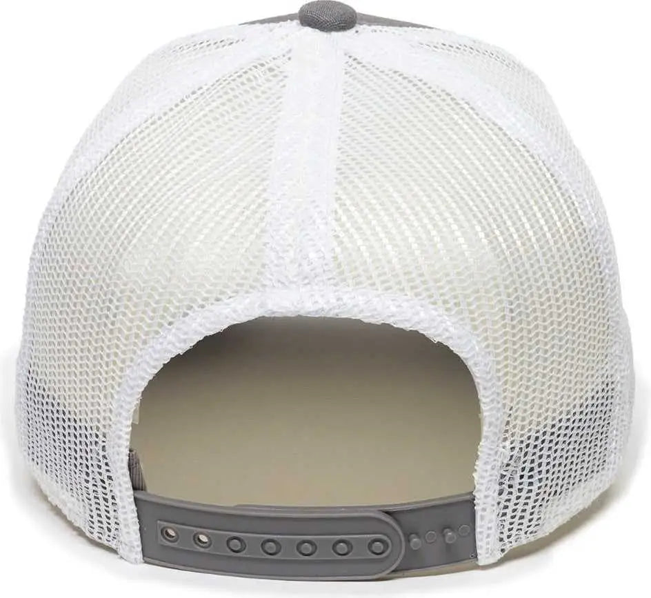 OC Sports BEER-024 Pabst Caps - Dark Gray White - Dark Gray White / 6 7/8’’ - 7 1/2’’