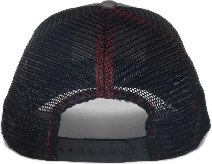 OC Sports BEER-028 Pabst Caps - Gray Black - Black / OSFM
