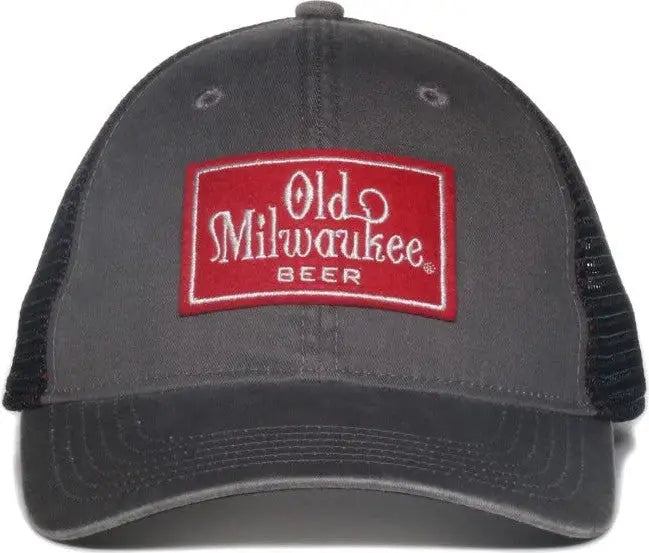 OC Sports BEER-028 Pabst Caps - Gray Black - Black / OSFM