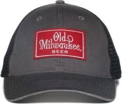 OC Sports BEER-028 Pabst Caps - Gray Black - Black / OSFM