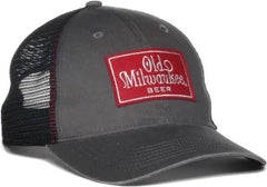 OC Sports BEER-028 Pabst Caps - Gray Black - Black / OSFM