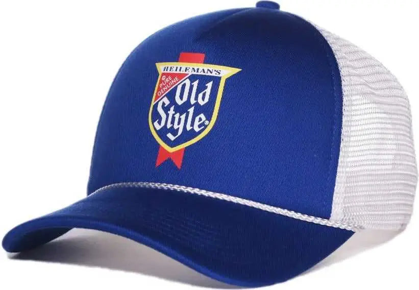 OC Sports BEER-029 Pabst Caps - Royal White - White / OSFM