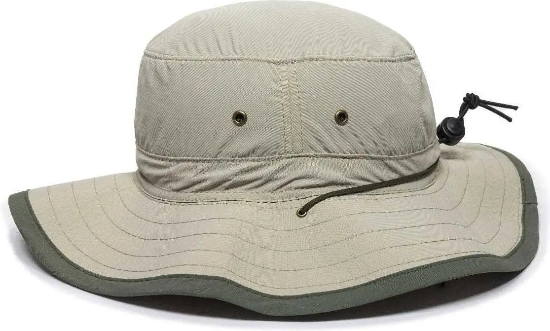 OC Sports BH-600 Boonie Hat - Khaki - Khaki / 6 7/8’’ - 7 1/2’’