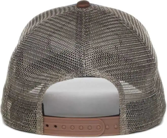 OC Sports BISON01 Slight Pre-Curved Cap - Navy Khaki - Navy Khaki / 6 7/8’’ - 7 1/2’’