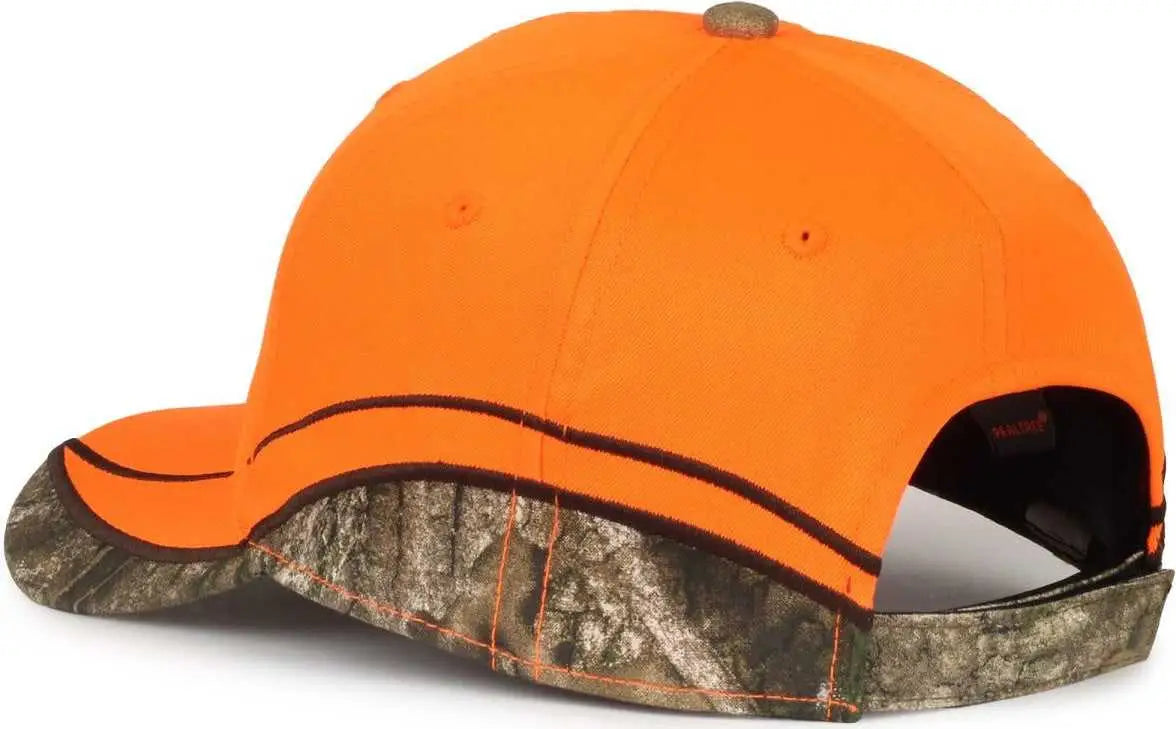 OC Sports BLZ-615 Adjustable Cap that is Easily Visible - Blaze Realtree APX - Realtree / OSFM