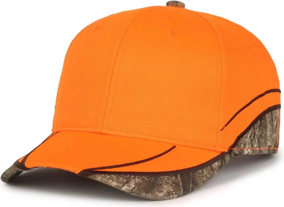 OC Sports BLZ-615 Adjustable Cap that is Easily Visible - Blaze Realtree APX - Realtree / OSFM