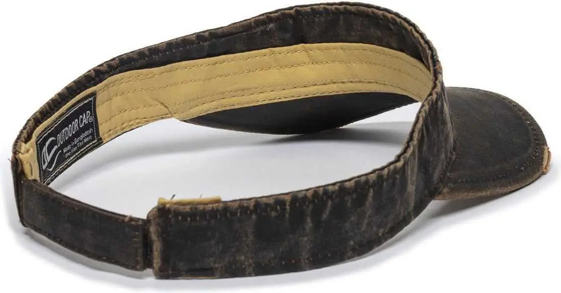 OC Sports BON-009 Visor - Dark Brown - Brown / 6 7/8’’ - 7 1/2’’