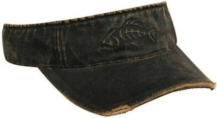 OC Sports BON-009 Visor - Dark Brown - Brown / 6 7/8’’ - 7 1/2’’