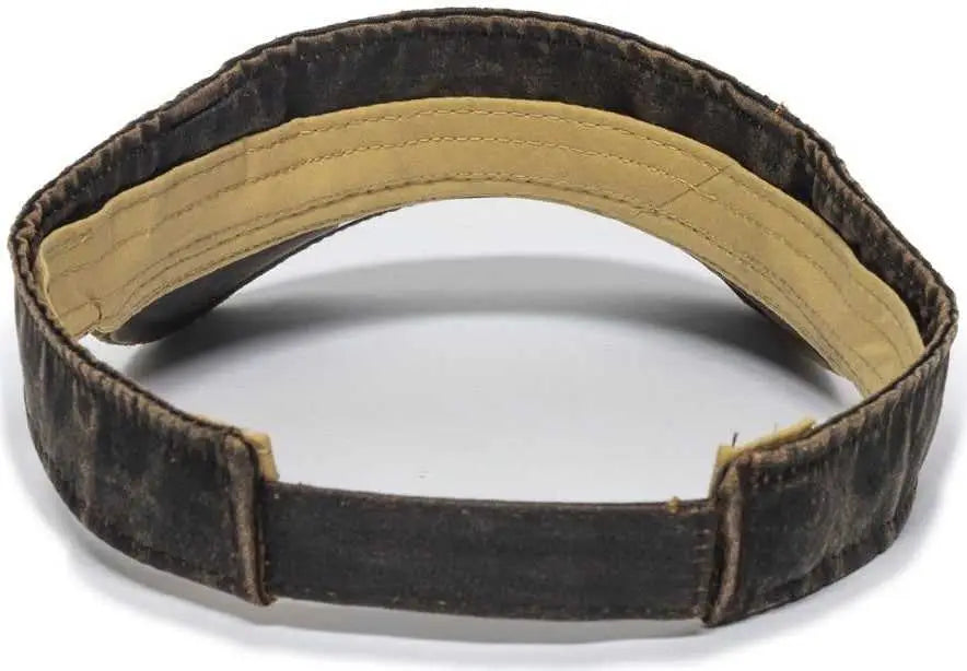 OC Sports BON-009 Visor - Dark Brown - Brown / 6 7/8’’ - 7 1/2’’