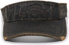 OC Sports BON-009 Visor - Dark Brown - Brown / 6 7/8’’ - 7 1/2’’