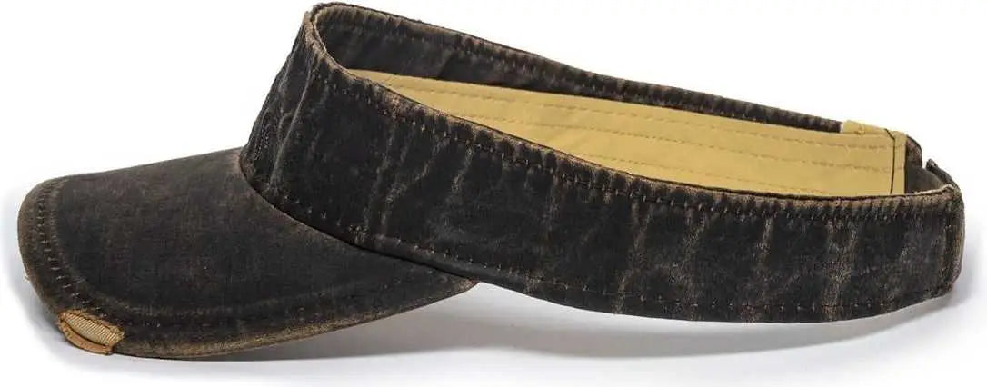 OC Sports BON-009 Visor - Dark Brown - Brown / 6 7/8’’ - 7 1/2’’