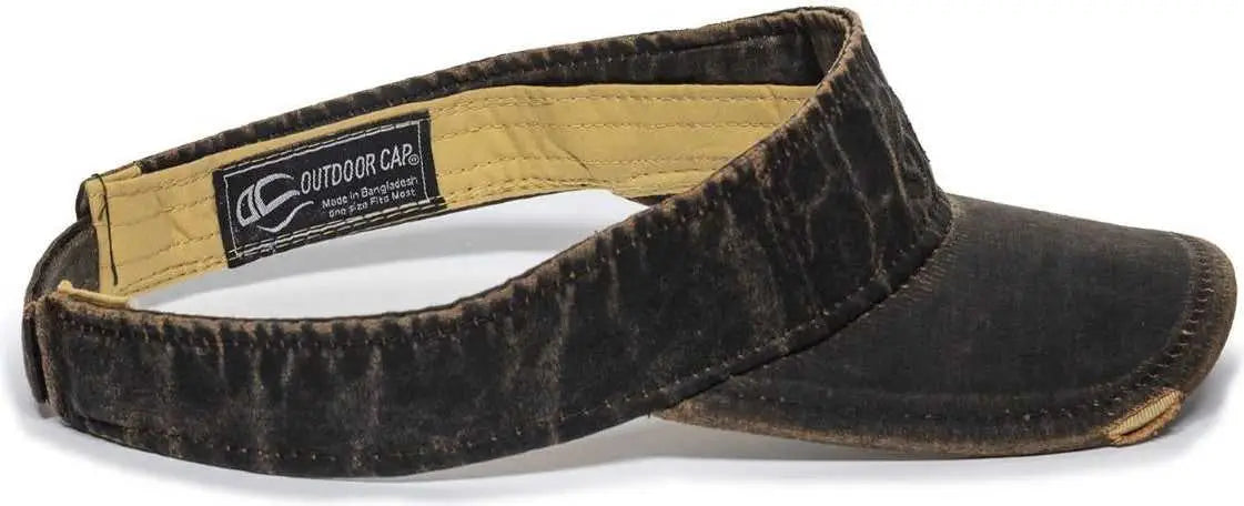 OC Sports BON-009 Visor - Dark Brown - Brown / 6 7/8’’ - 7 1/2’’