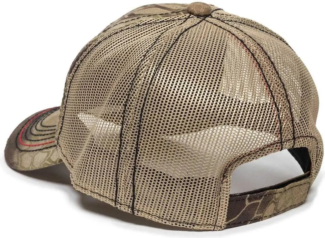 OC Sports BON-013 Fishing Adjustable Cap - Kryptek Highlander Tan - Kryptek Highlander Tan / 6 7/8’’ - 7 1/2’’