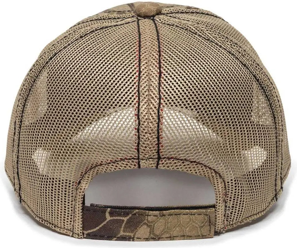 OC Sports BON-013 Fishing Adjustable Cap - Kryptek Highlander Tan - Kryptek Highlander Tan / 6 7/8’’ - 7 1/2’’