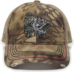 OC Sports BON-013 Fishing Adjustable Cap - Kryptek Highlander Tan - Kryptek Highlander Tan / 6 7/8’’ - 7 1/2’’