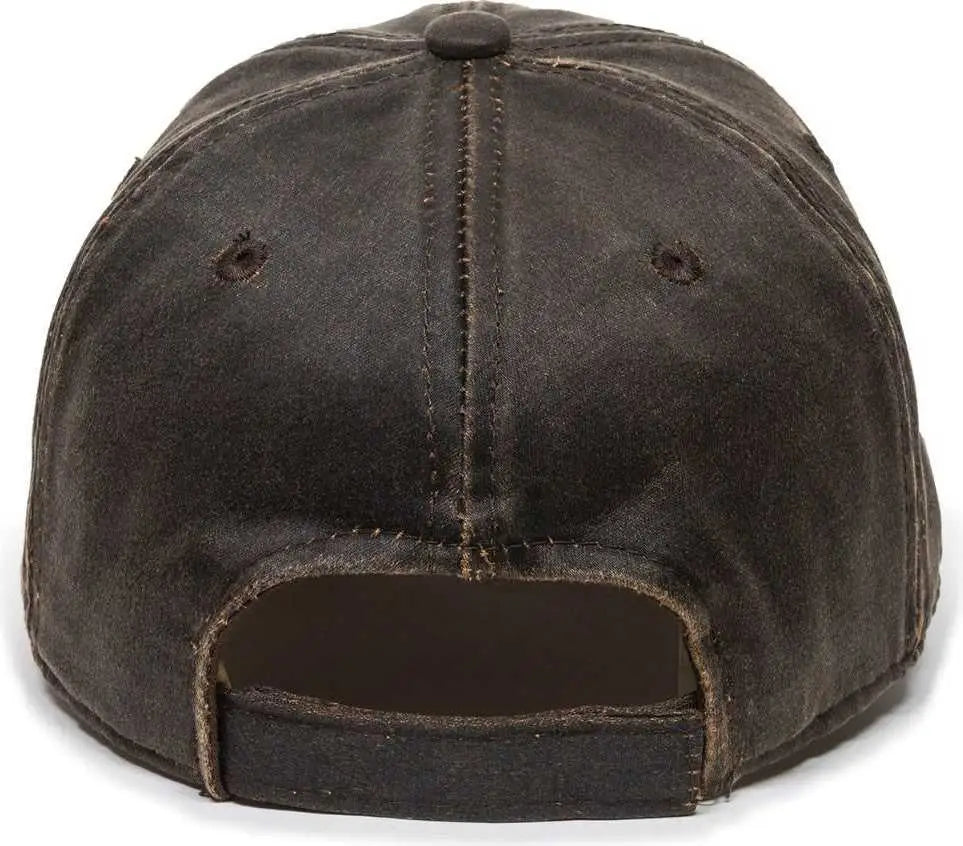 OC Sports BON-017 Fishing Adjustable Cap - Dark Brown - Brown / 6 7/8’’ - 7 1/2’’