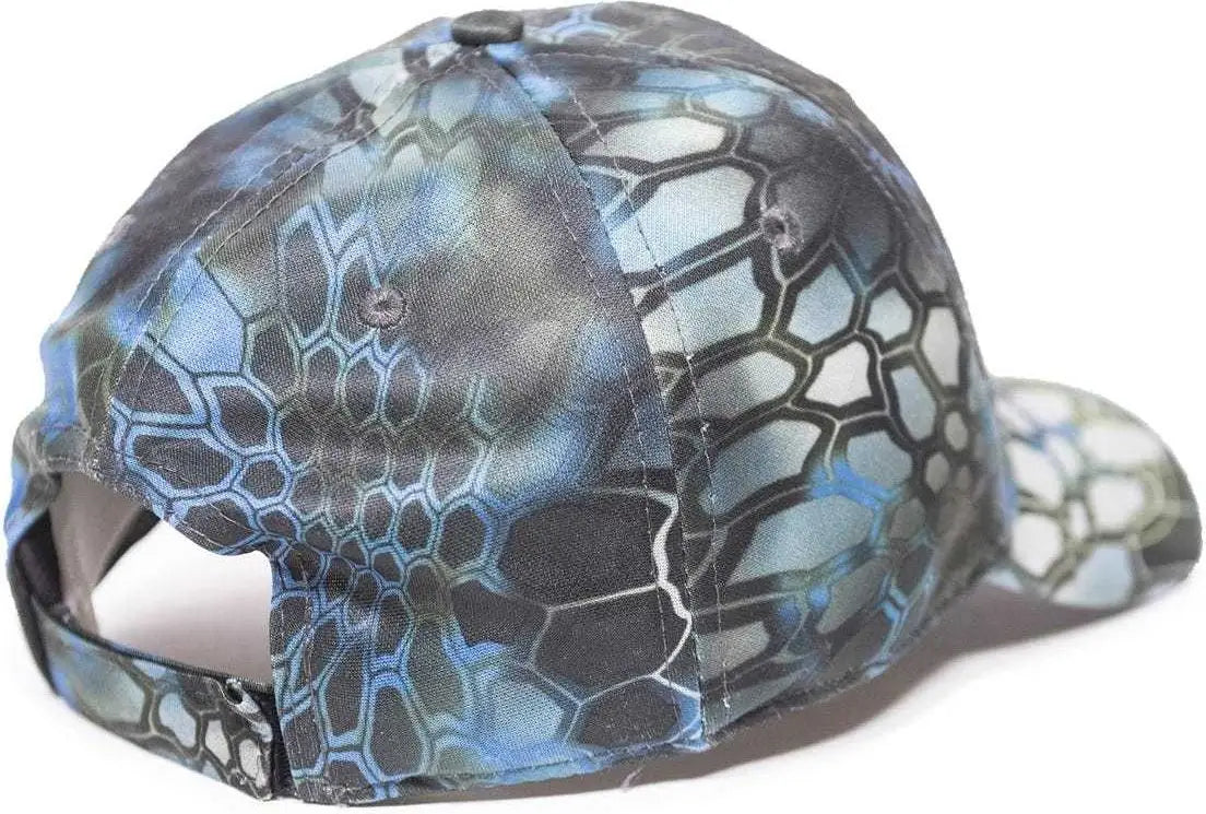 OC Sports BON-020 Fishing Adjustable Cap - Kryptek Neptune - Kryptek Neptune / 6 7/8’’ - 7 1/2’’