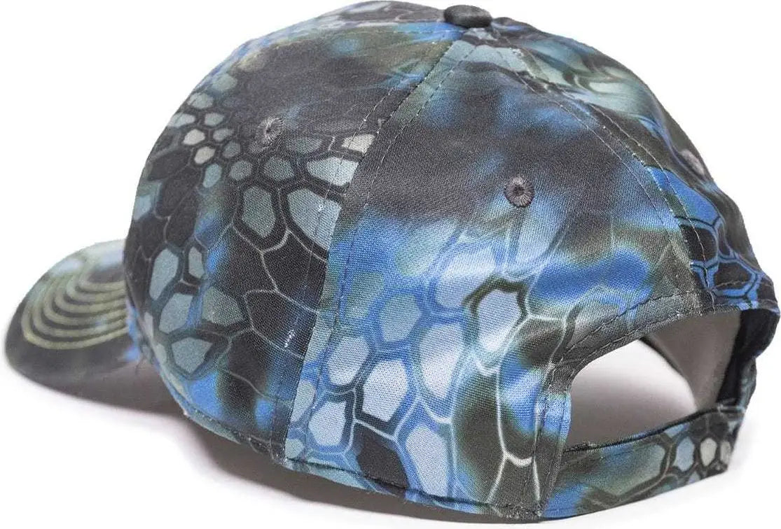 OC Sports BON-020 Fishing Adjustable Cap - Kryptek Neptune - Kryptek Neptune / 6 7/8’’ - 7 1/2’’
