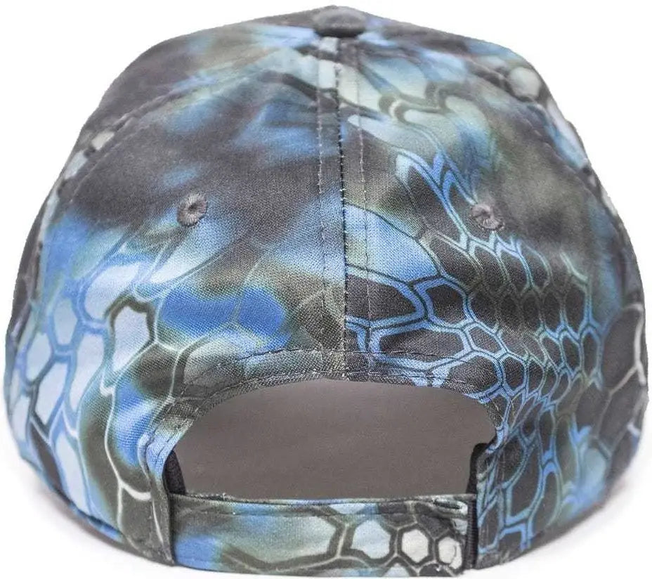 OC Sports BON-020 Fishing Adjustable Cap - Kryptek Neptune - Kryptek Neptune / 6 7/8’’ - 7 1/2’’