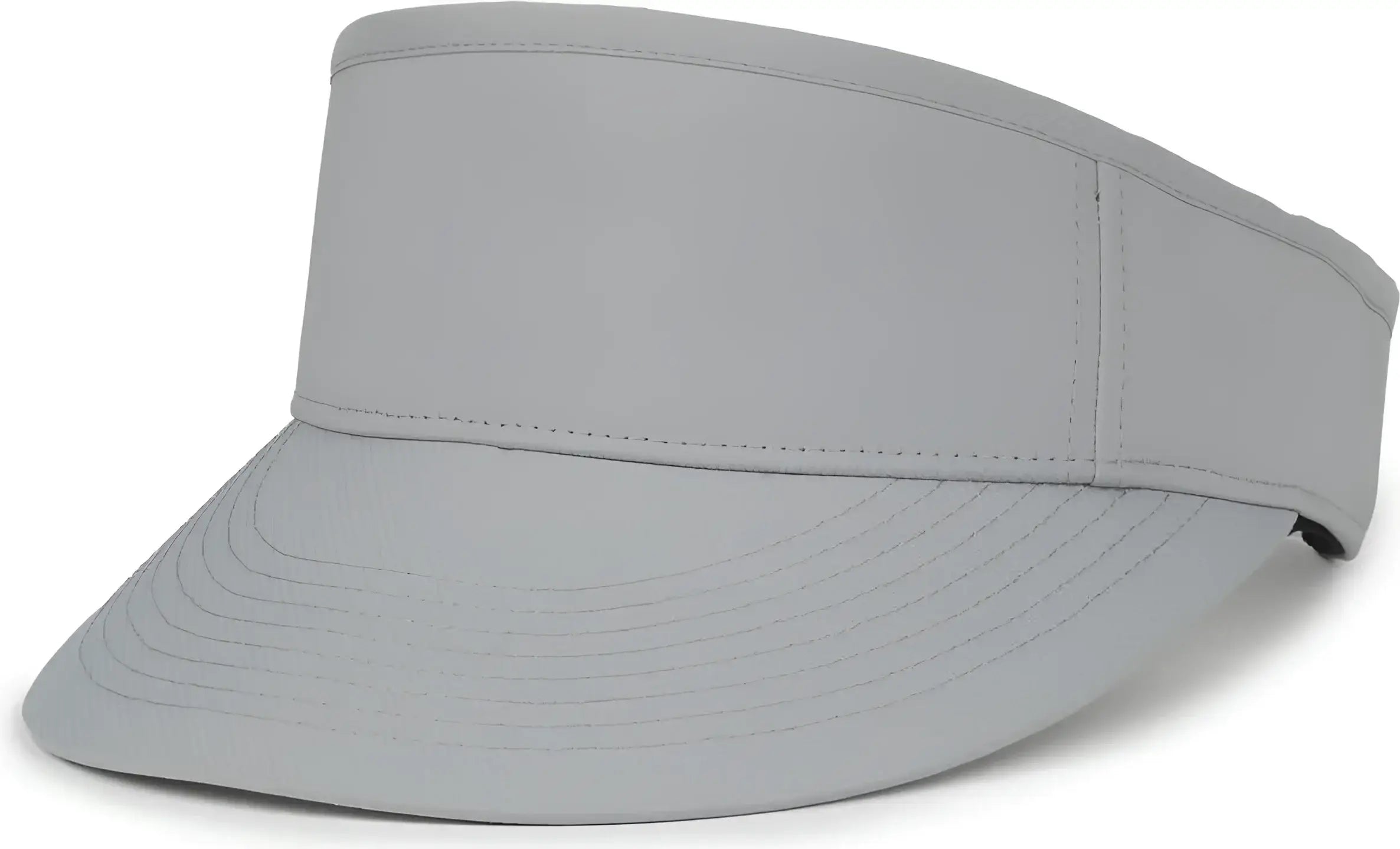 OC Sports BWV-100 High Crown Visor - Light Gray - Gray / OSFM