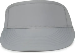 OC Sports BWV-100 High Crown Visor - Light Gray - Gray / OSFM