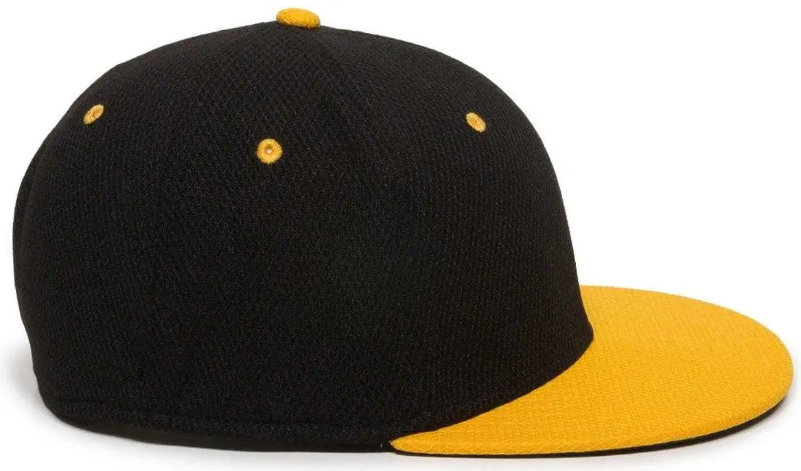 OC Sports CAGE25 Flexible Fitting Cap - Black Gold