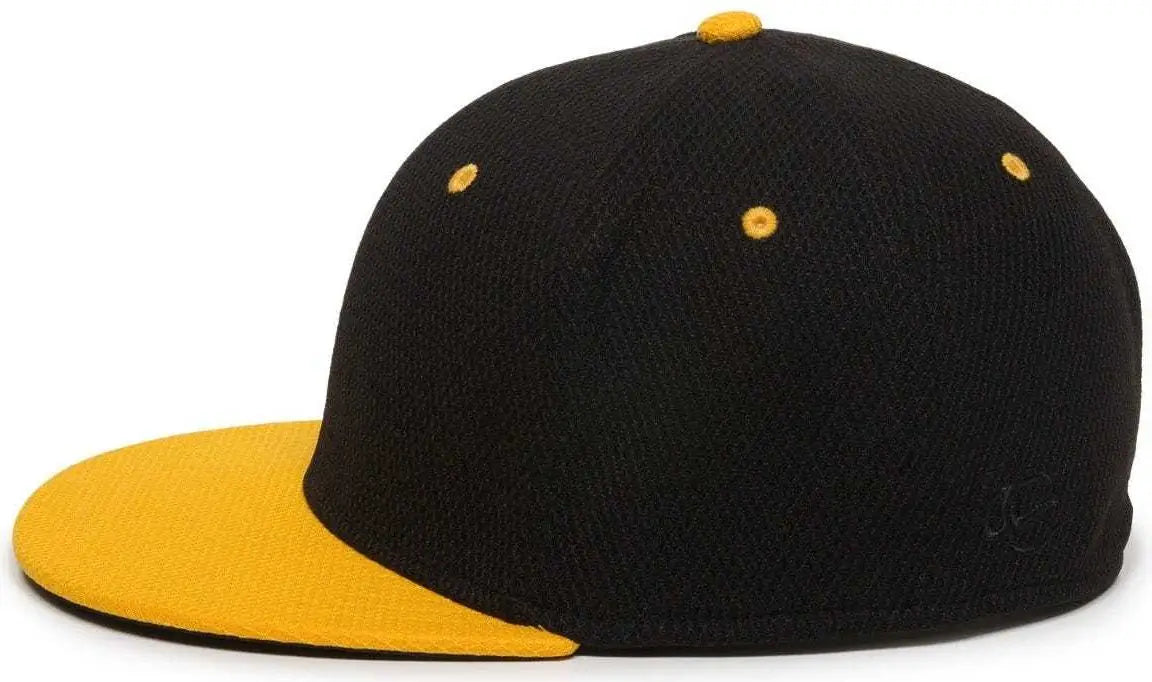 OC Sports CAGE25 Flexible Fitting Cap - Black Gold