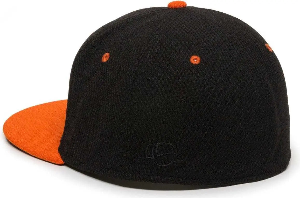 OC Sports CAGE25 Flexible Fitting Cap - Black Orange