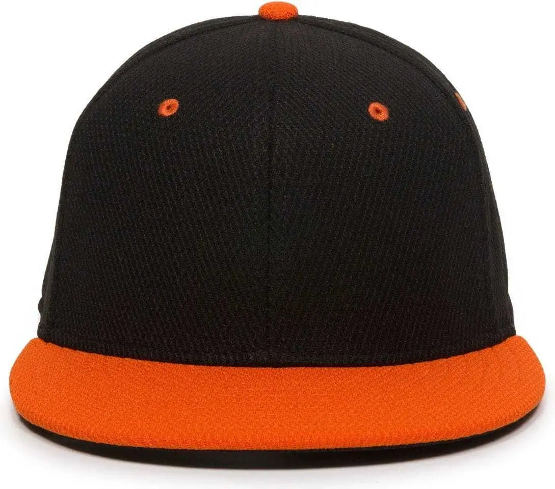 OC Sports CAGE25 Flexible Fitting Cap - Black Orange