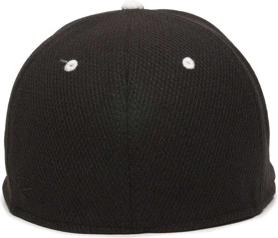 OC Sports CAGE25 Flexible Fitting Cap - Black White