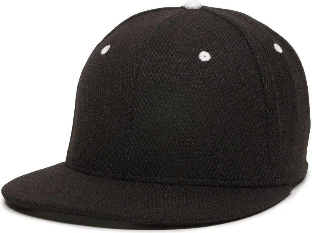 OC Sports CAGE25 Flexible Fitting Cap - Black White